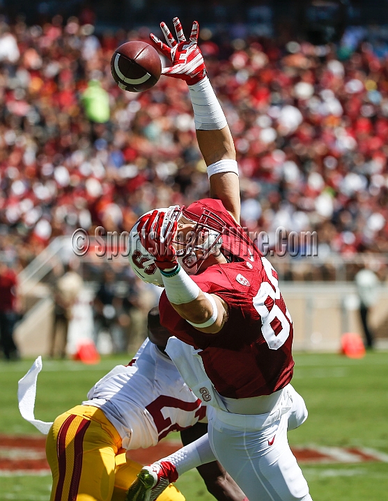 2014StanfordUSC-031.JPG - Sept. 6, 2014; Stanford, CA, USA; Stanford Cardinal  against the USC Trojans at  Stanford Stadium. USC defeated Stanford 13-10. 